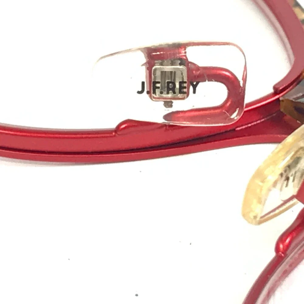 J.F. Rey Eyeglasses Frames JF2554 3095 Matte Red Brown Tortoise 54-15-136